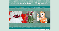 Desktop Screenshot of deannasthaibodywork.com